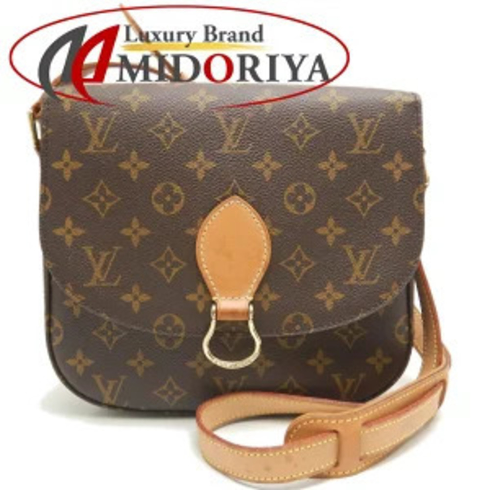 LOUIS VUITTON Monogram Saint Cloud Shoulder Bag Brown